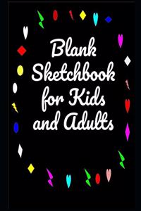 Draw and Paint Sketchbook - Blank Drawing Journal/Notebook