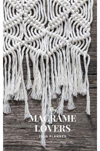 The Macrame Lovers 2020 Planner