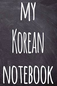 My Korean Notebook