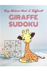 Easy, Medium, Hard & Difficult GIRAFFE SUDOKU