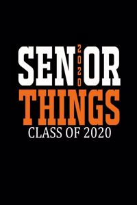 Senior Things Class of 2020