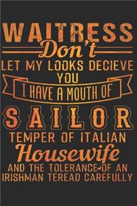 Waitress Notebook