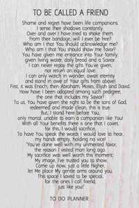 To Be Called A Friend