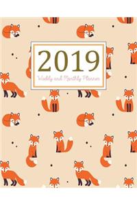 2019 Weekly and Monthly Planner