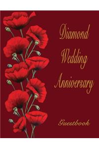 Diamond Wedding Anniversary Guestbook