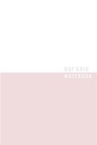 Pink Dot Grid Notebook