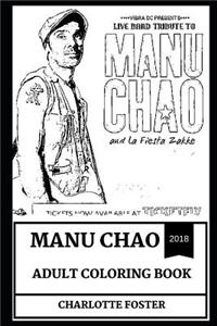 Manu Chao Adult Coloring Book