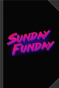 Retro Sunday Funday Journal Notebook