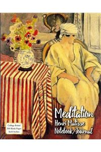 Meditation - Henri Matisse - Notebook/Journal