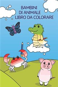 Libro da colorare bambini di animale