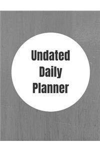Undated Daily Planner