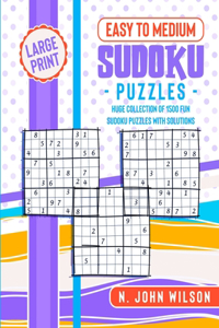 1500 Sudoku Puzzles for Beginners