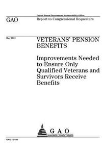 Veterans' pension benefits