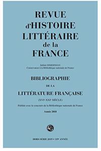Bibliographie de la Litterature Francaise
