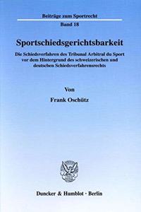 Sportschiedsgerichtsbarkeit