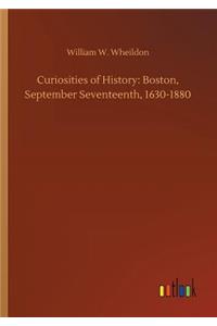 Curiosities of History