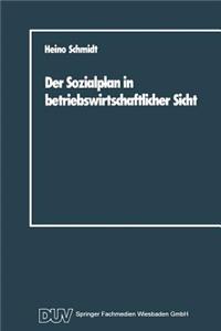 Sozialplan in Betriebswirtschaftlicher Sicht