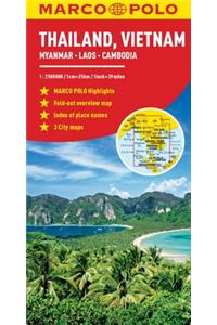 Thailand & Vietnam Marco Polo Map