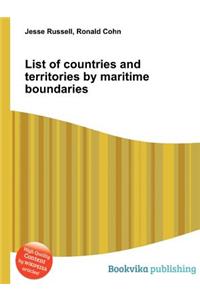 List of Countries and Territories by Maritime Boundaries