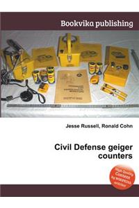 Civil Defense Geiger Counters