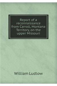 Report of a Reconnaissance from Carroll, Montana Territory, on the Upper Missouri