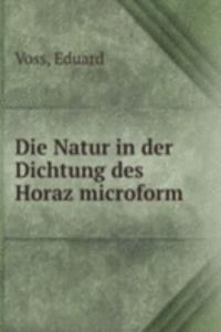 DIE NATUR IN DER DICHTUNG DES HORAZ MIC