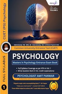 CUET PG Psychology 2024 - Masters MSc MA Psychology Entrance Exam Preparation Book with MCQ Questions Bank - (2 Books Set) by Power Within Psychology - Edition 3