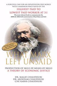 What Marx Left Unsaid