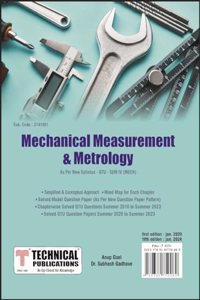 Mechanical Measurement & Metrology for GTU University (IV- MECH. - 3141901)