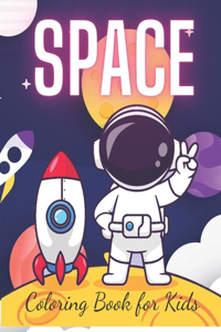 Outer Space Explorers Coloring Book for Kids