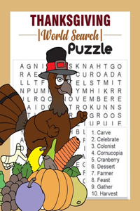 Thanksgiving Word Search Puzzle