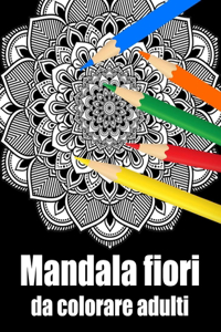 Mandala fiori da colorare adulti