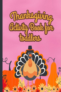 Thanksgiving activity book for toddlers