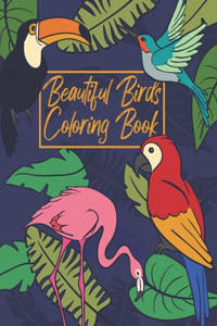 Beautiful Birds Coloring Book