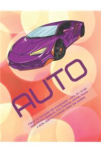 Facile da colorare per adolescenti - Auto. Più di 100 auto