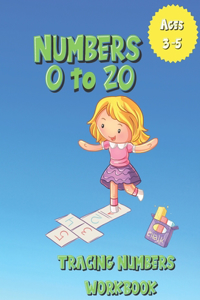 Number 0-20 Tracing Numbers Workbook