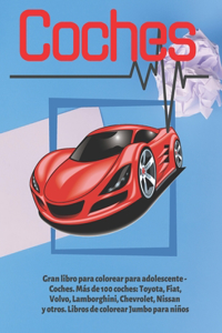 Gran libro para colorear para adolescente - Coches. Más de 100 coches
