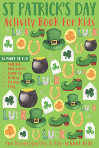 St Patrick's Day Activity Book for Kids