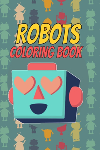 Robots Coloring Book