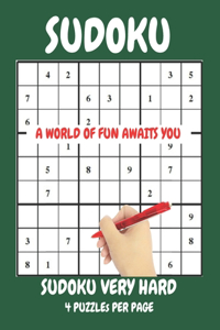 Sudoku Very Hard 4 Puzzles Per Page