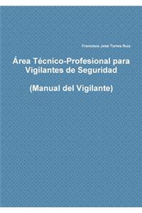 Área Técnico-Profesional para Vigilantes de Seguridad