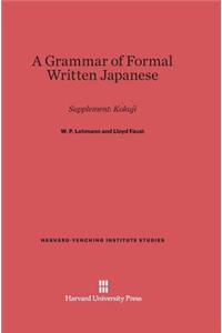 Grammar of Formal Written Japanese