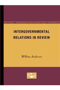 Intergovernmental Relations in Review