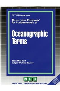 Oceanographic Terms