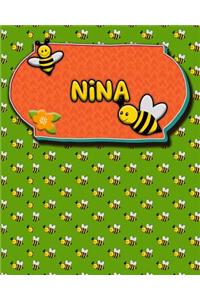 Handwriting Practice 120 Page Honey Bee Book Nina