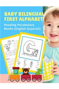 Baby Bilingual First Alphabet Reading Vocabulary Books (English Gujarati)