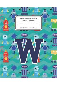 Primary Composition Notebook Grades K-2 Story Journal W