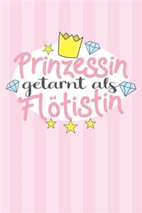 Prinzessin getarnt als Flötistin