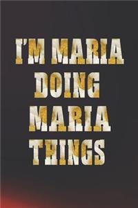 I'm Maria Doing Maria Things
