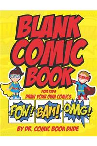 Blank Comic Book for Kids